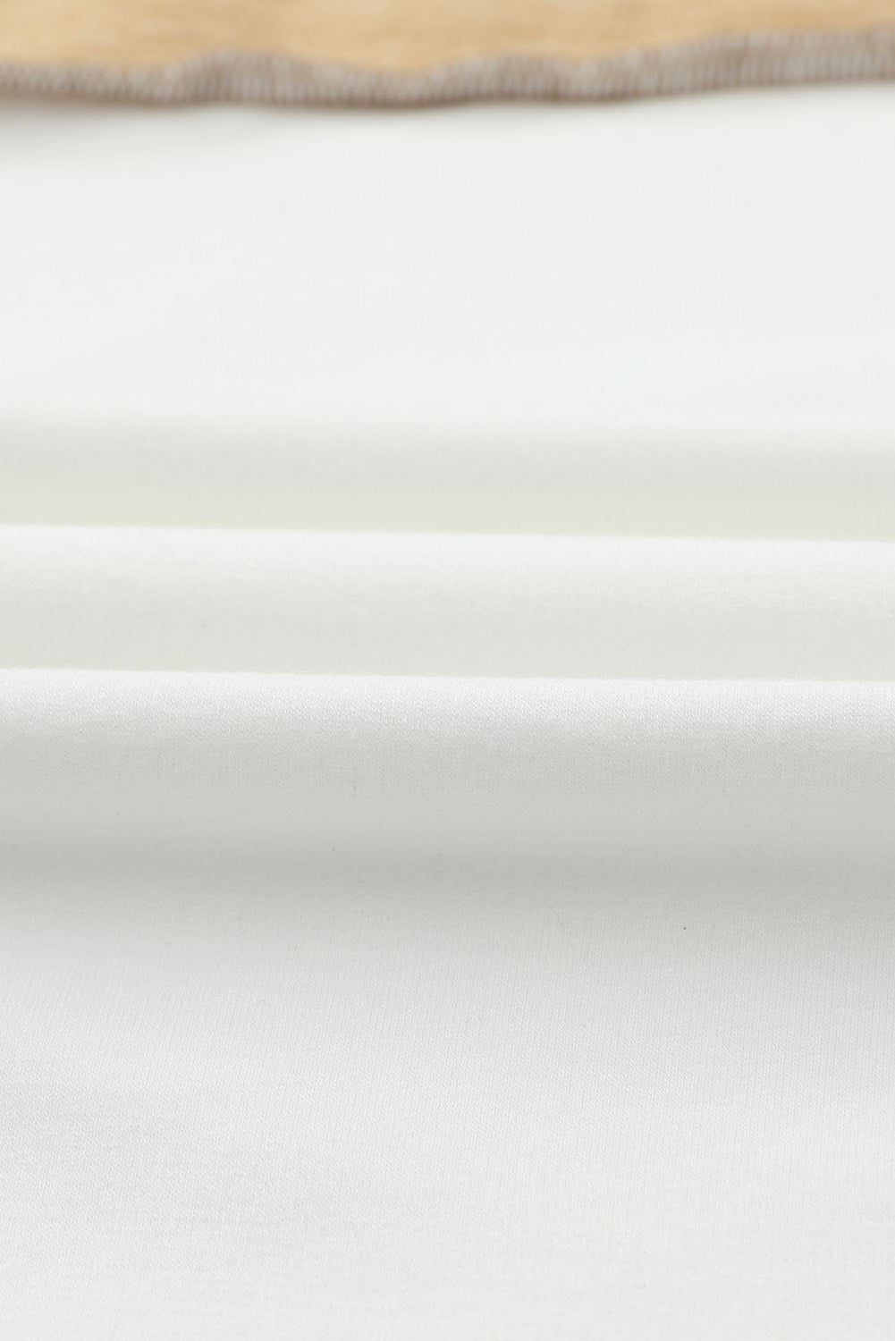 Khaki Exposed Seam Color Block Patchwork Top-Tops-MomFashion