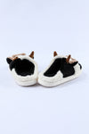 White Cartoon Animal Cow Plush Slippers-Shoes & Bags-MomFashion